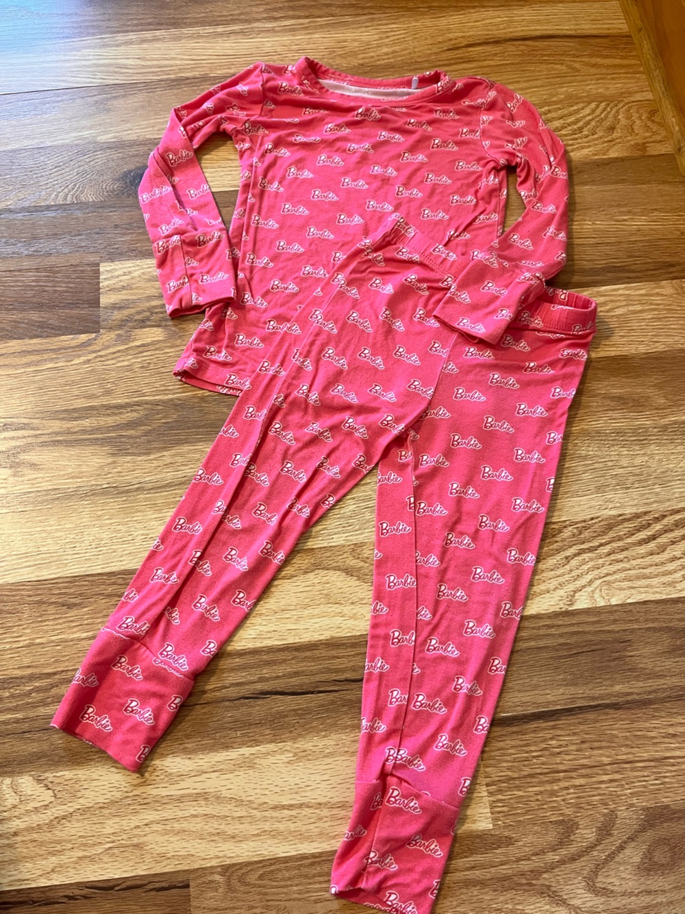 Posh Peanut x Barbie Collab Long Sleeve Pajama Set Size 2T